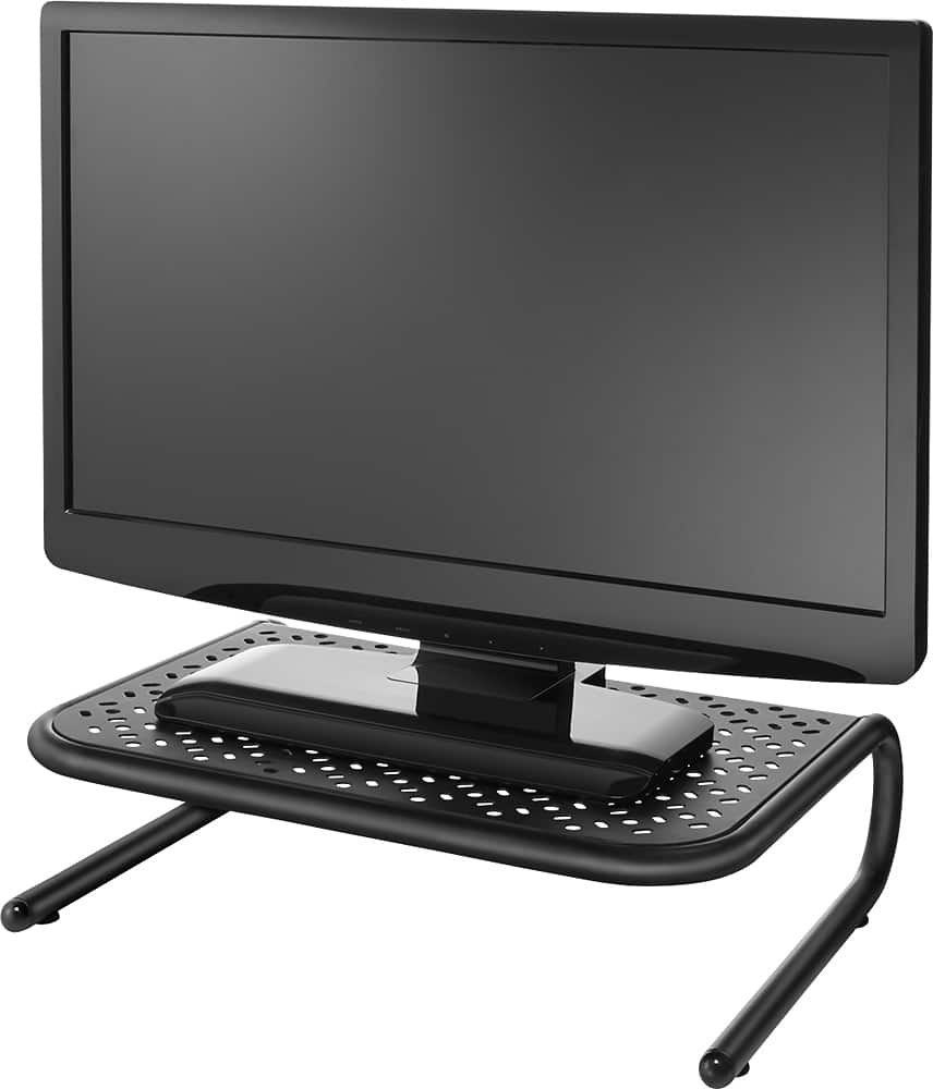 Alt View 11. Insignia™ - Computer Monitor Riser - Black.