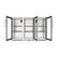 Alt View 3. Koolmore - 53 in. Three-Door Back Bar Refrigerator - 11 Cu Ft. BC-3DSW-SS - Stainless-Steel.