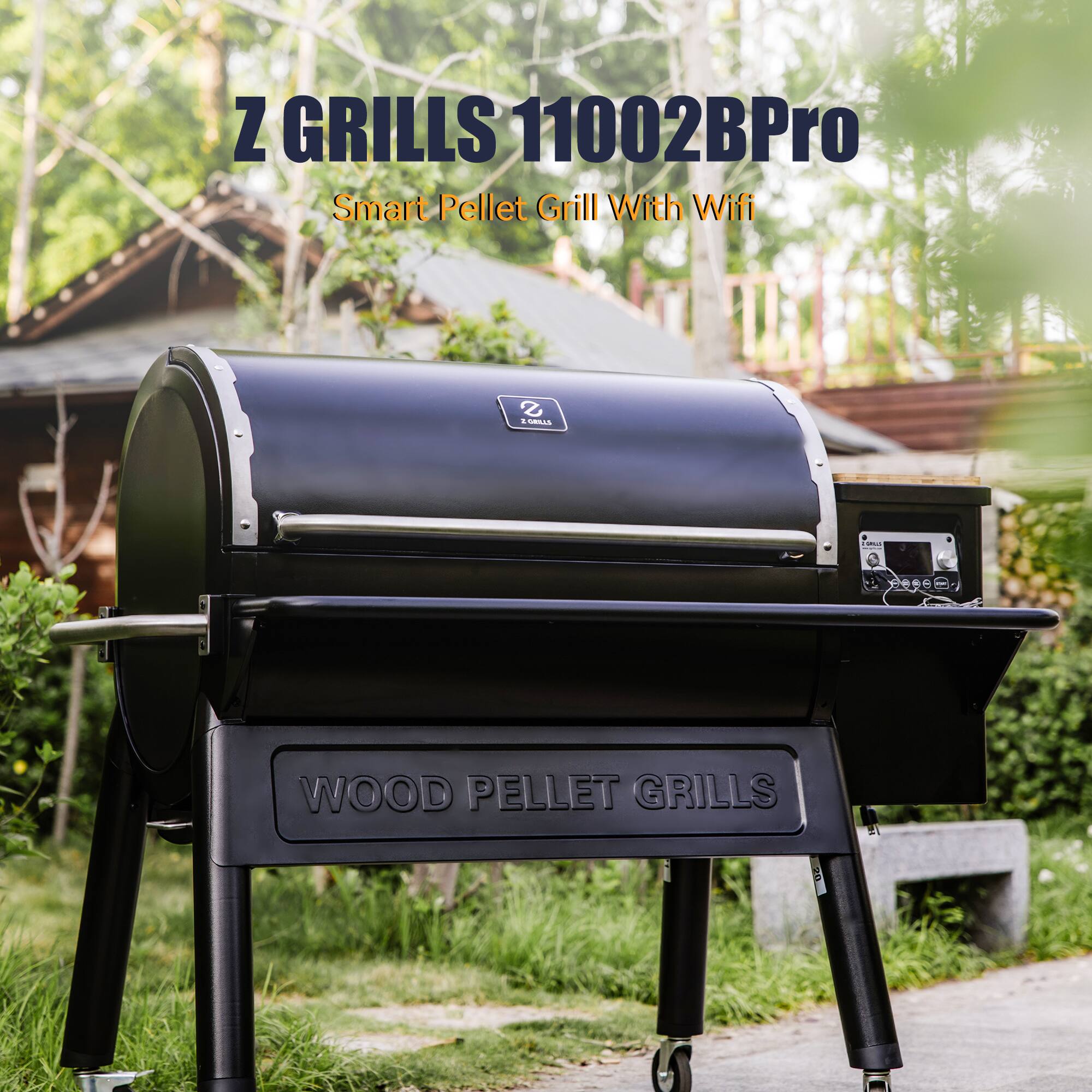 Z GRILLS 11002BPro Smart Pellet Grill With Wifi - Wood Pellet Grills