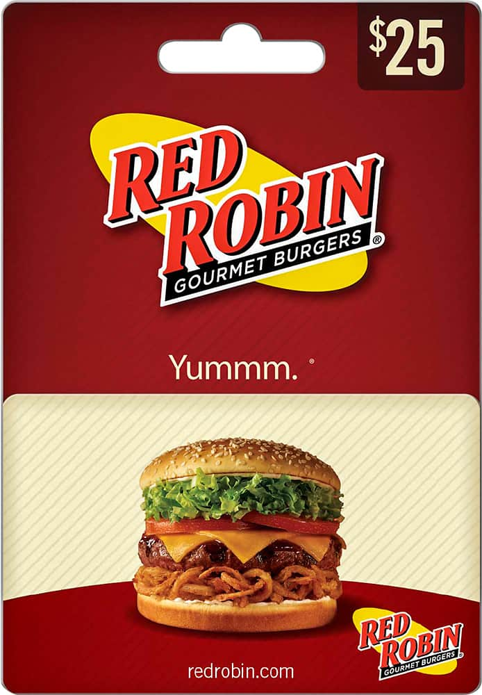 Red Robin $25 Gift Card RED ROBIN $25 - Best Buy