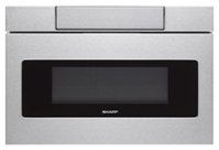 Sharp - 30" 1.2 Cu. Ft. Built-in Microwave Drawer - Stainless Steel - Front_Zoom
