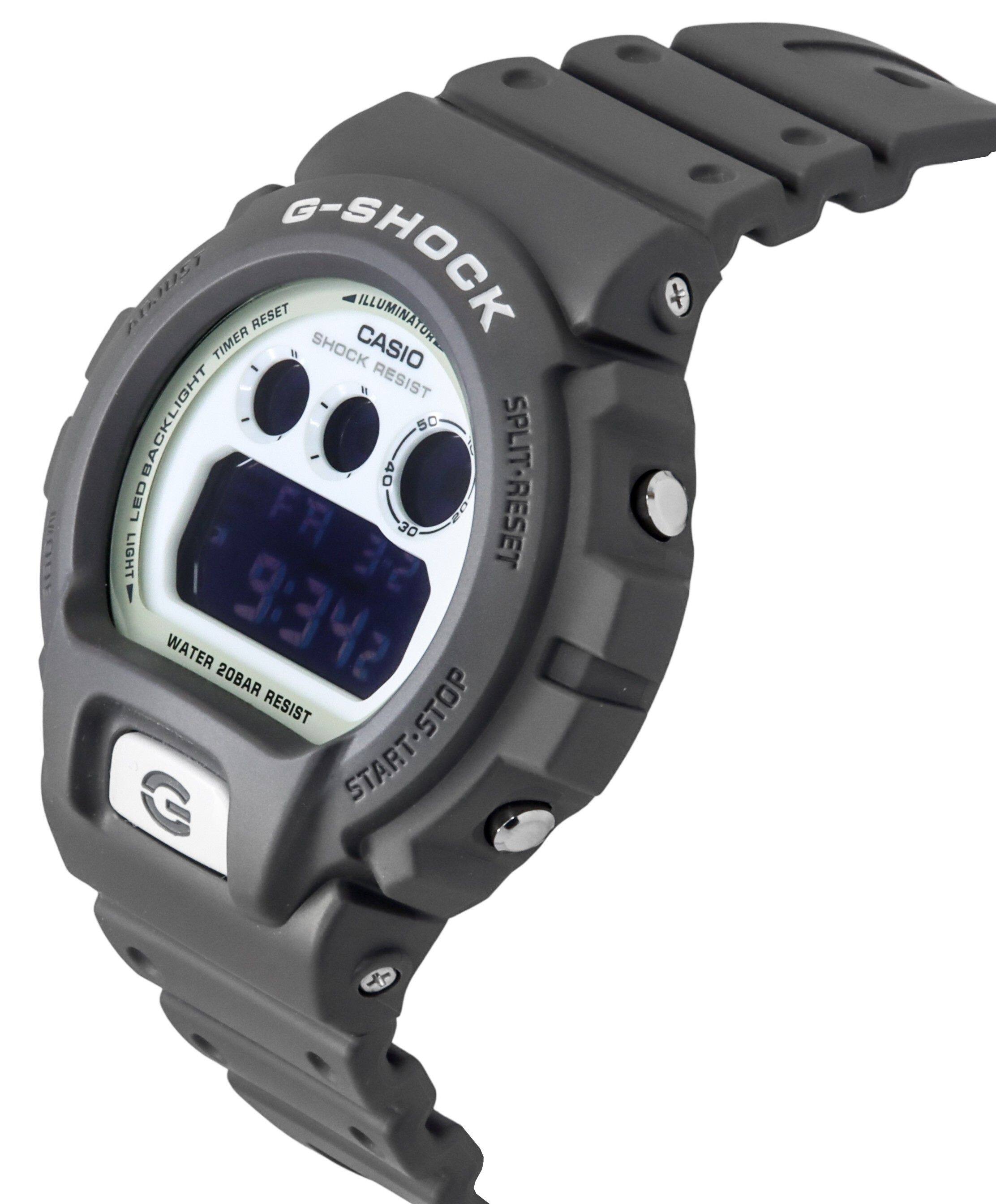 G-SHOCK  
CASIO  
SHOCK RESIST  
WATER 20BAR RESIST  
ILLUMINATOR  
LED BACKLIGHT  
TIMER RESET  
SPLIT-RESET  
START-STOP  
LIGHT  
SPLIT  
30  
9:34:2