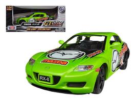 Mazda RX-8 #5 "GT Racing" Series 1/24 Diecast Model Car by Motormax - Green