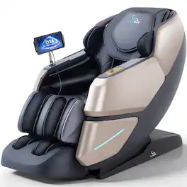 MassaMax - MT339 4D Massage Chair,with OTA Cloud Tech,Body Scan,Auto Extended Footrest ,Heat - Magic Black