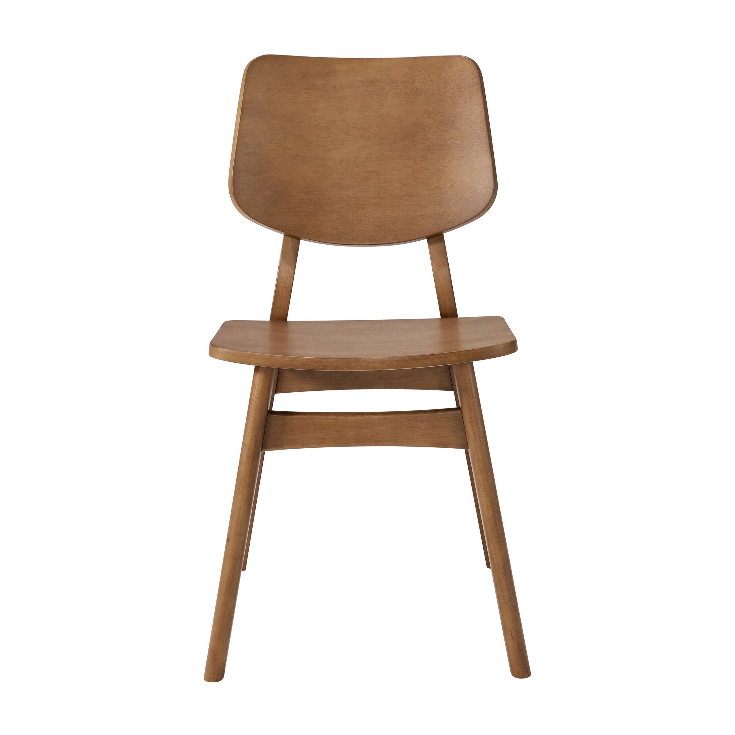 Left. Alaterre Furniture - Set of 2 Dining Chairs - Warm Pecan.