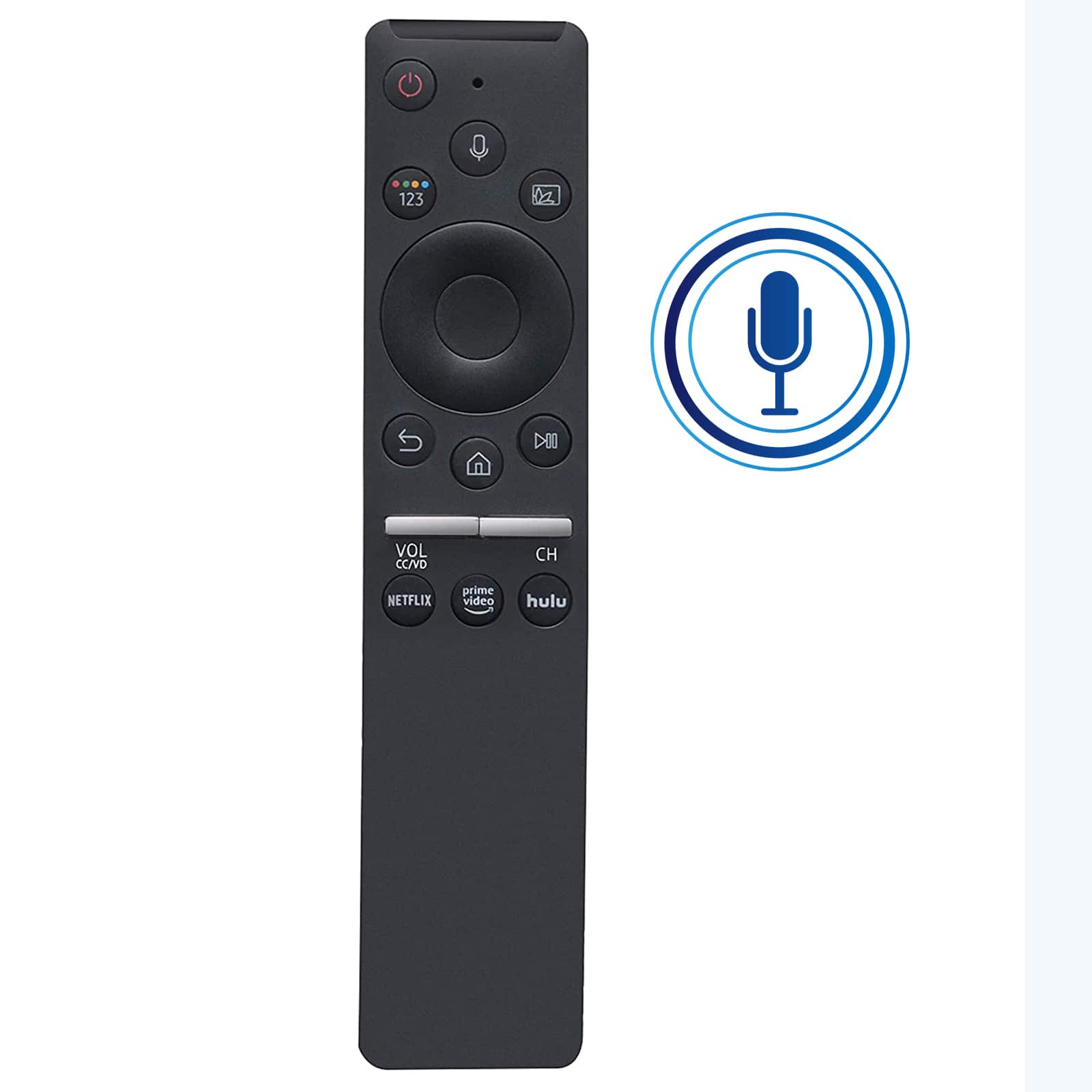 ALLIMITY - Replacement Voice Remote Control BN59-01312A, Fit for Samsung 2019 QLED 8K TV (Q900RB Series)QN55Q900RB QN65Q900RB - Black