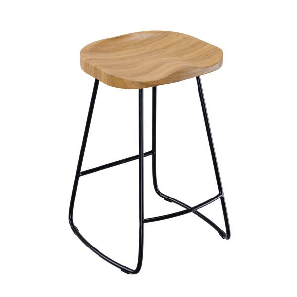 Angle. Click365 - Click365 Counter Stool, Light Beige - 0.