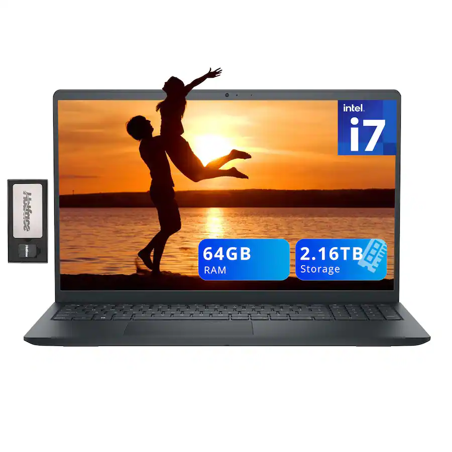2024 Dell Inspiron 15 Laptop - Intel I7-1255U, 32GB RAM, 1TB SSD, Windows 11 Pro, Office Installed