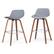 Front. Simpli Home - Randolph Bentwood Counter Height Stool (Set of 2) - Stone Grey.