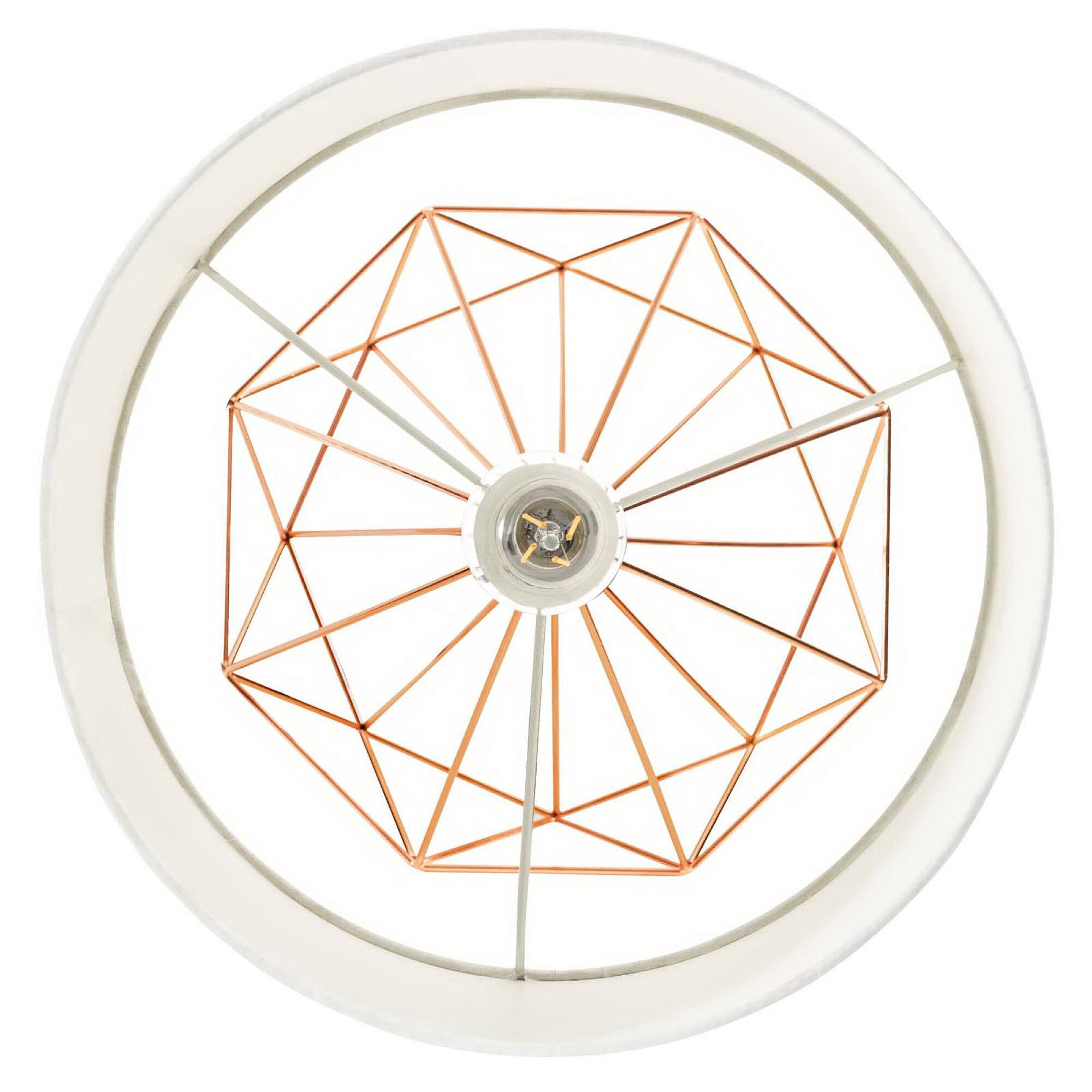 Left. Modway - Precious Rose Gold Table Lamp by Modway.