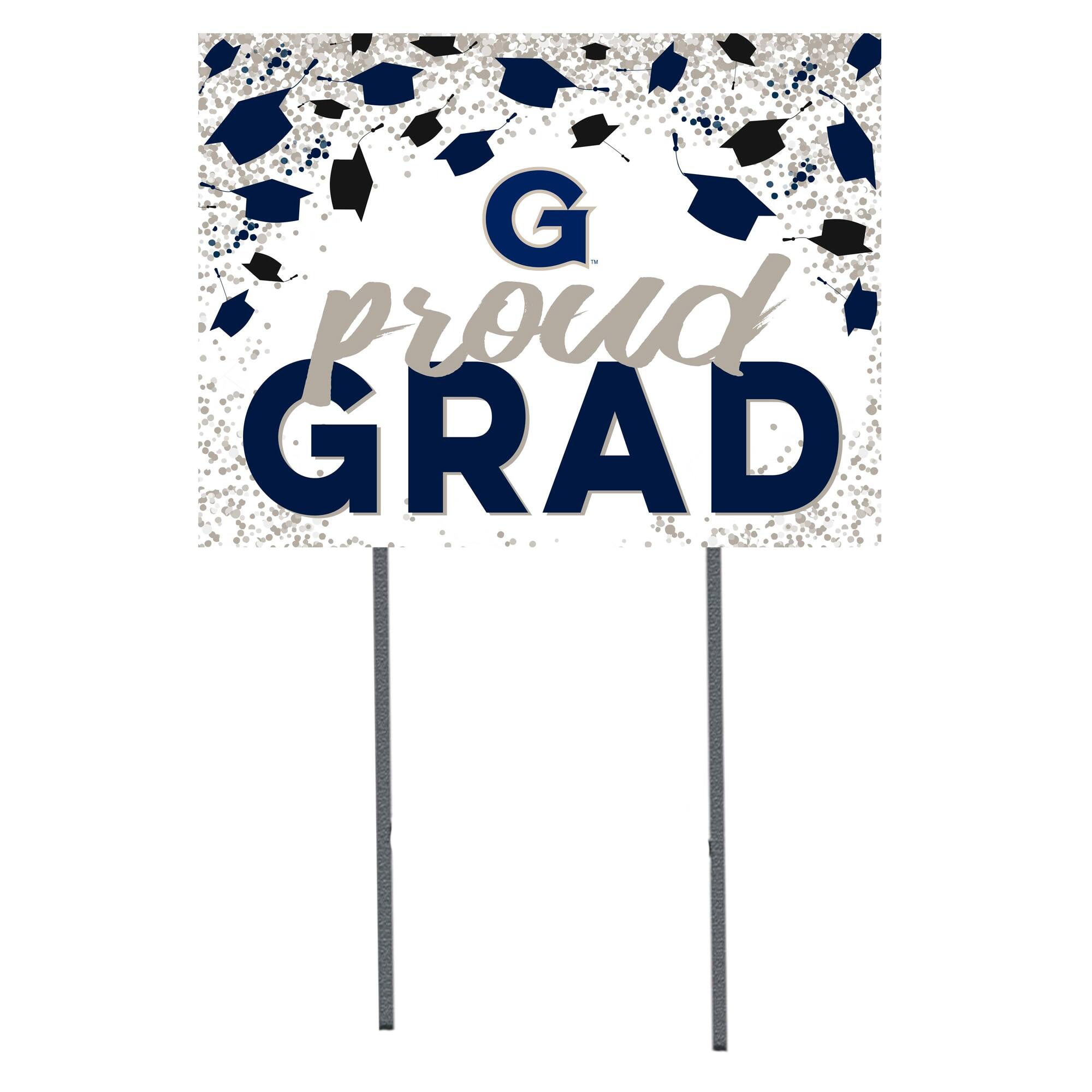 Georgetown Hoyas 18" x 24" Proud Grad Yard Sign