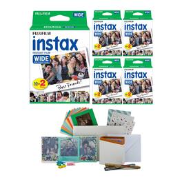 Fujifilm - instax Wide Instant Film Pack (100 Exposures) Bundle