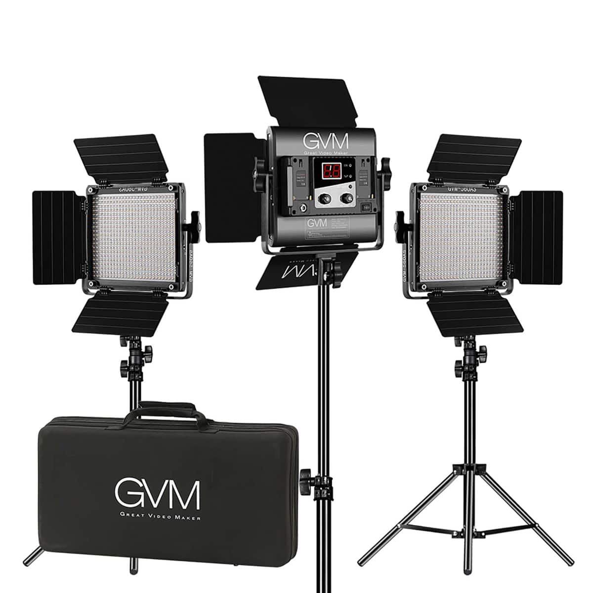 GVM - 560AS 30W Bi-Color Soft LED Panel 3-Light Kit, 2300K-6800K price history on PriceWatchPro