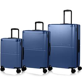 Champs - Earth Collection - 3-piece Hardside Luggage set - Navy