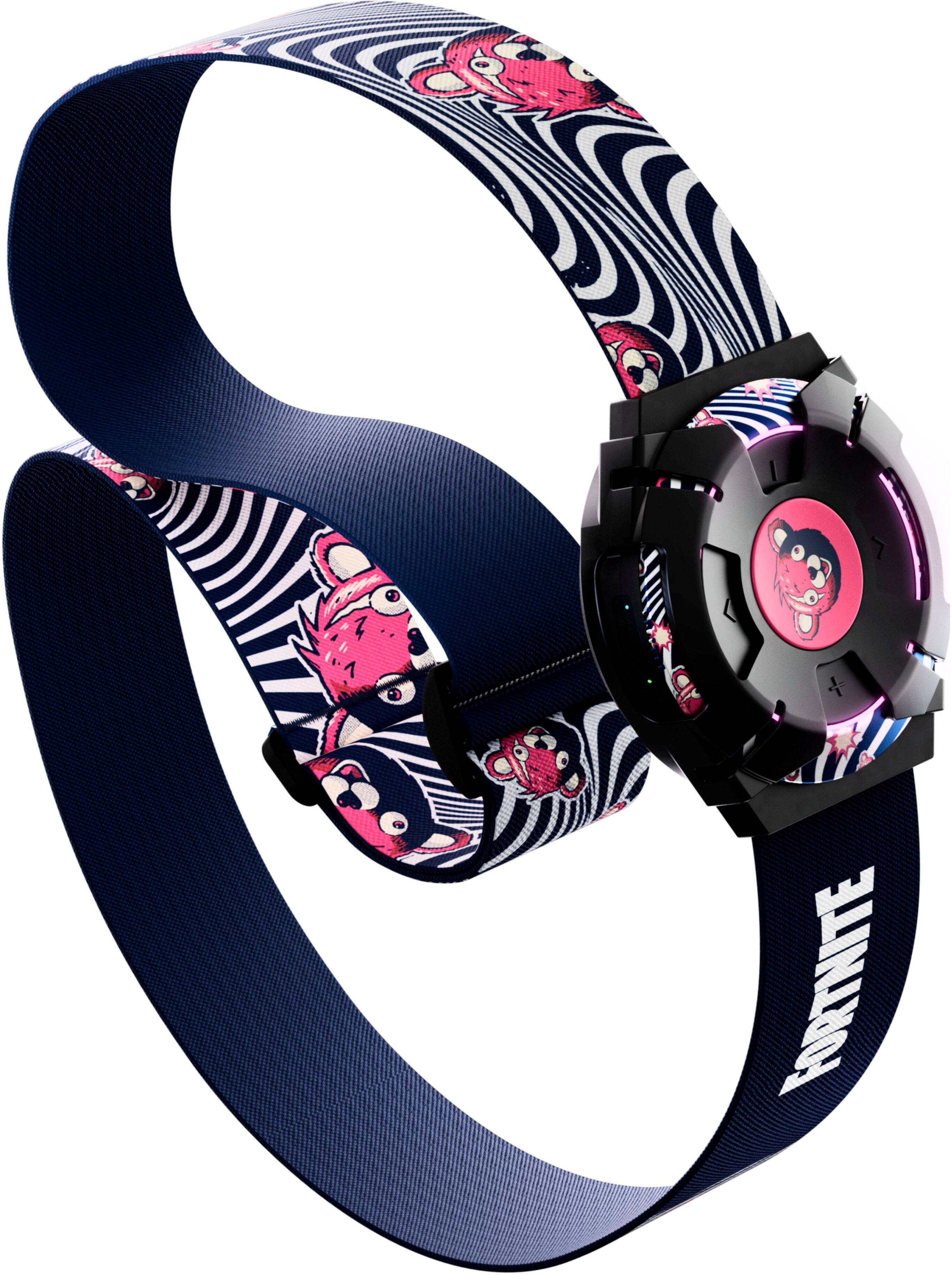 Back. Woojer - Fortnite Strap 3 Ring, Armor & Belt Style-set - Cuddle Team Leader Edition - Black, Pink.