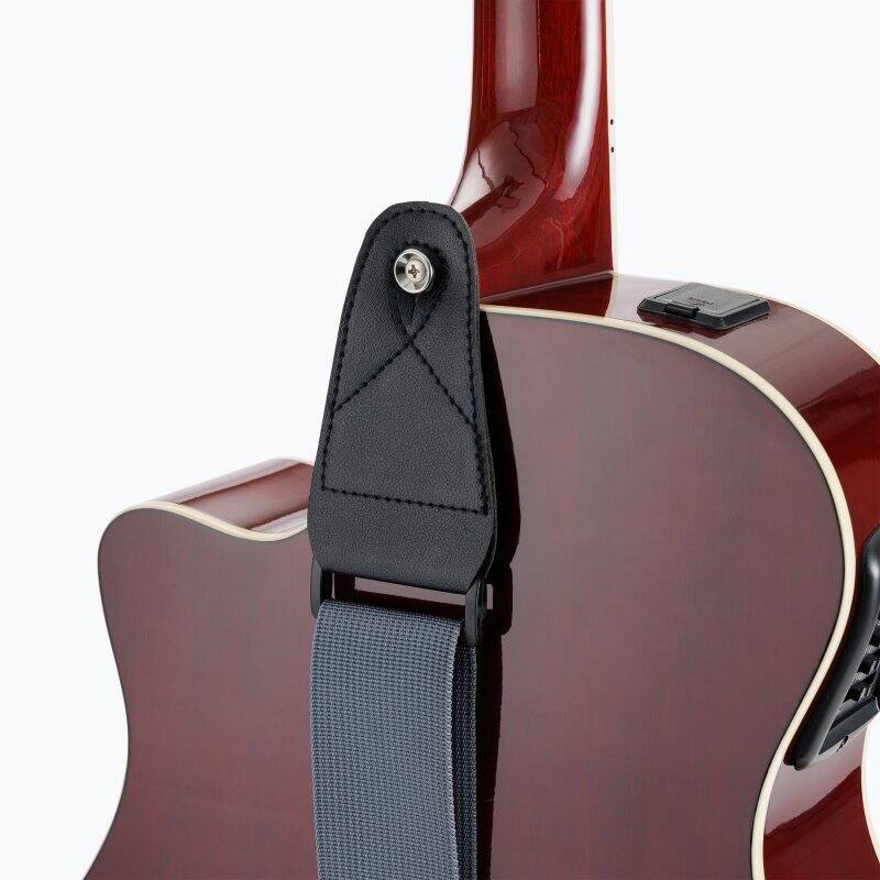 Left. On Stage Stands - On Stage GSA10 Guitar Strap - Black.
