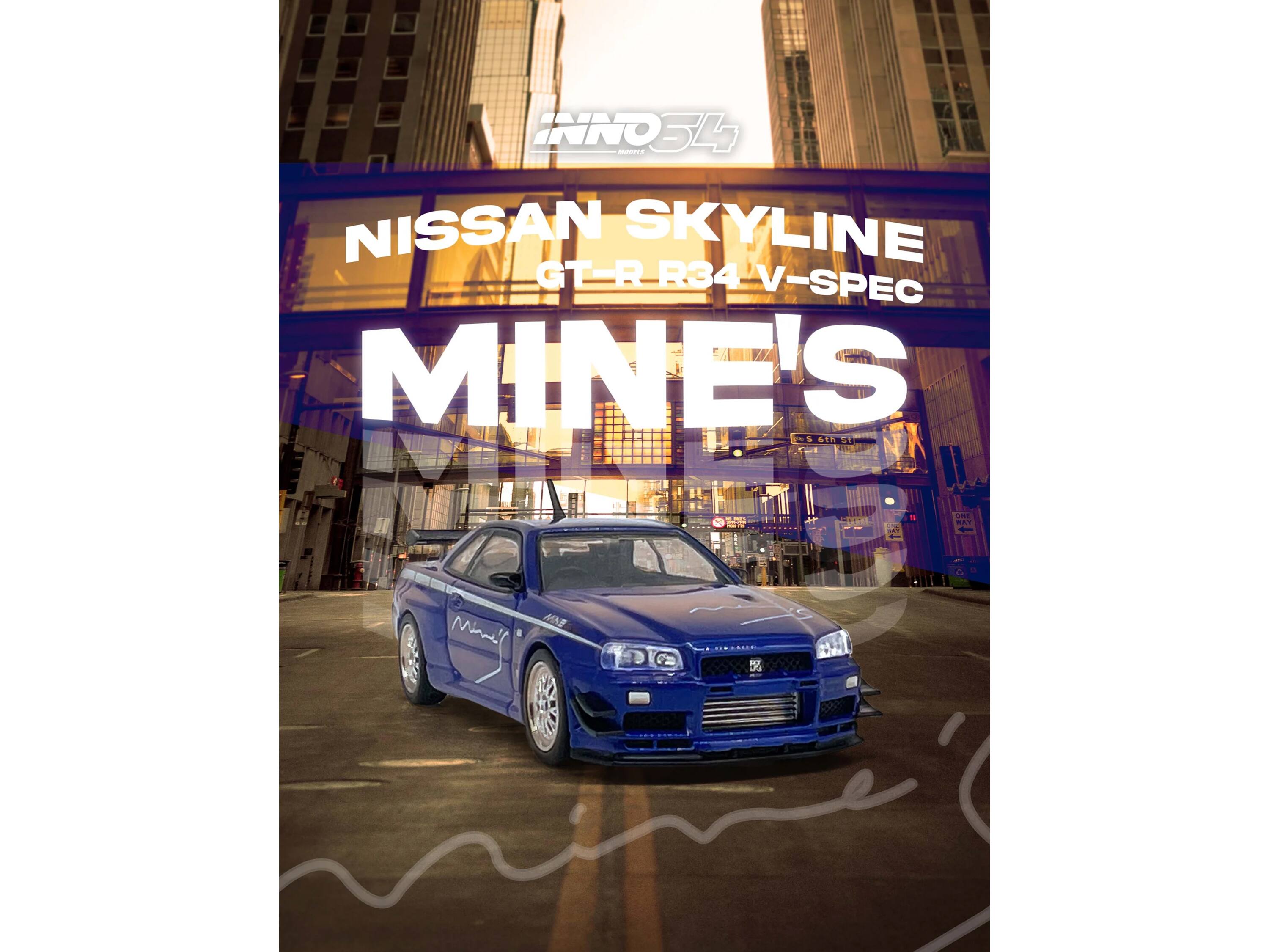 Nissan Skyline GT-R R34 V-Spec  
MINE'S  
6th FT  
NTE I - ONE MAY + Min MNE 3