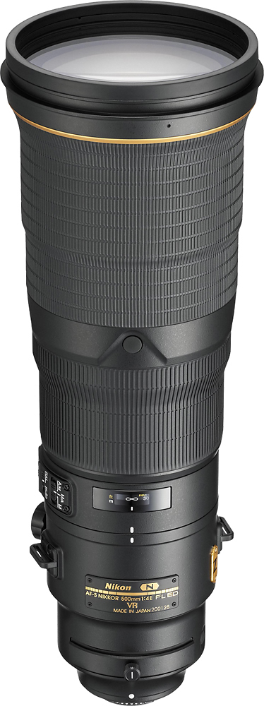 Nikon AF-S NIKKOR 500mm f/4E FL ED VR Super Telephoto Lens Black