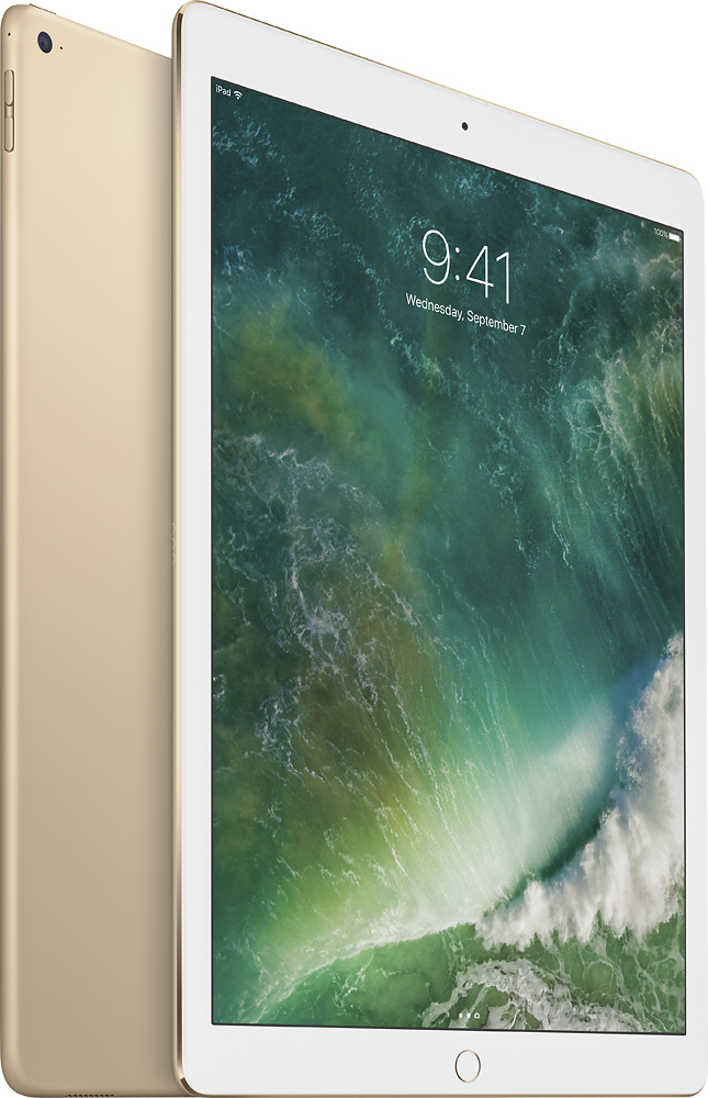 Apple 12.9-Inch iPad Pro with Wi-Fi 32 GB Gold ML0H2LL/A - Best Buy