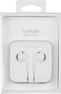 Insignia™ - Earbud Headphones - White - Larger Front