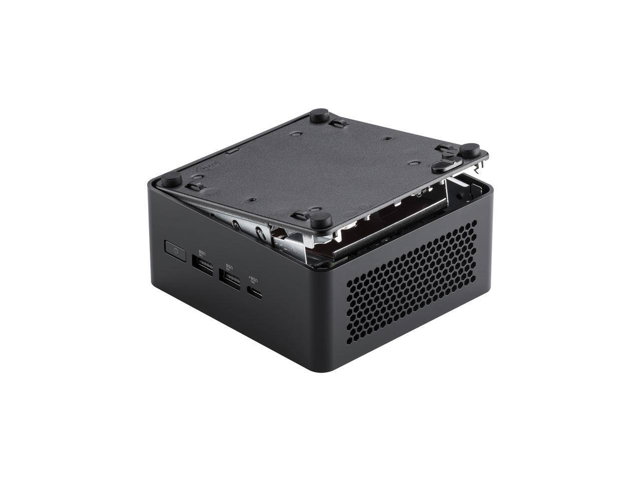 Alt View 9. ASUS - ASUS NUC 14 Pro Barebone, Intel Core Ultra 5 125H, Triple Storage, Thunderbolt 4, Wi-Fi 6E, BT 5.3.