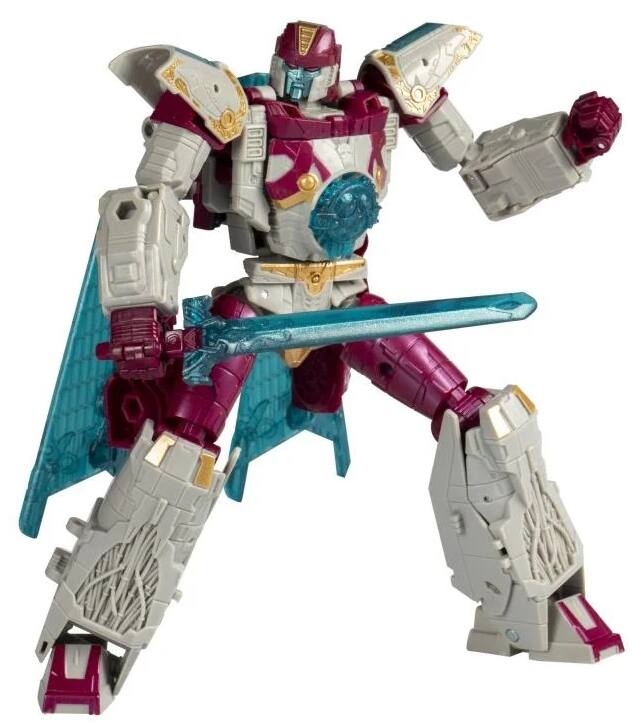 Alt View 2. Hasbro - Hasbro Collectibles - Transformers - Legacy United Voyager Class - Cybertron Universe Vector Prime   - Collectibles - Multicolor.