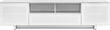 BDI - TV Cabinet for Most Flat-Panel TVs up to 82" - Gloss White - Larger Front
