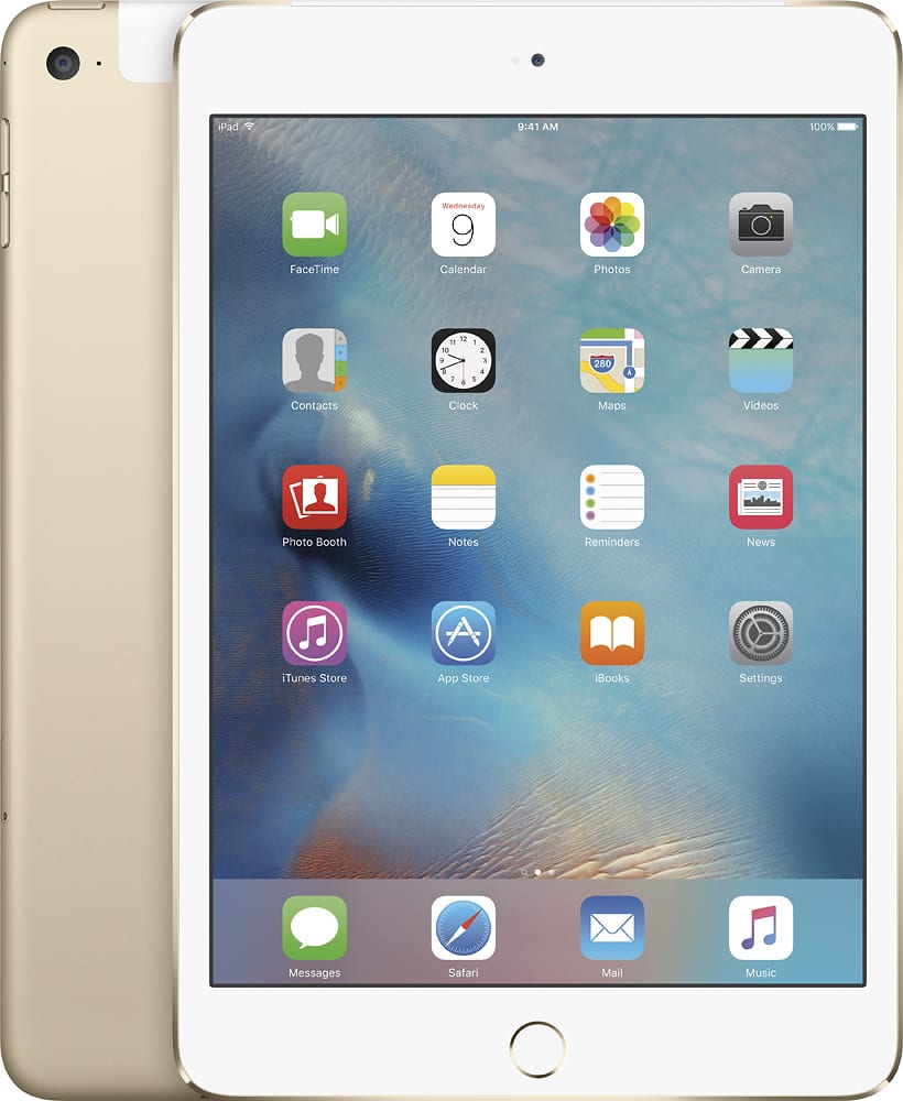 Best Buy: Apple iPad mini 4 Wi-Fi + Cellular 64GB Gold MK8C2LL/A