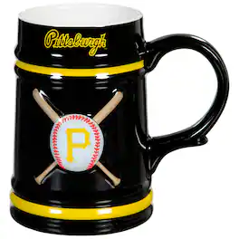 Evergreen Enterprises - Pittsburgh Pirates 24oz. Ceramic Stein Cup with Gift Box - Multicolor
