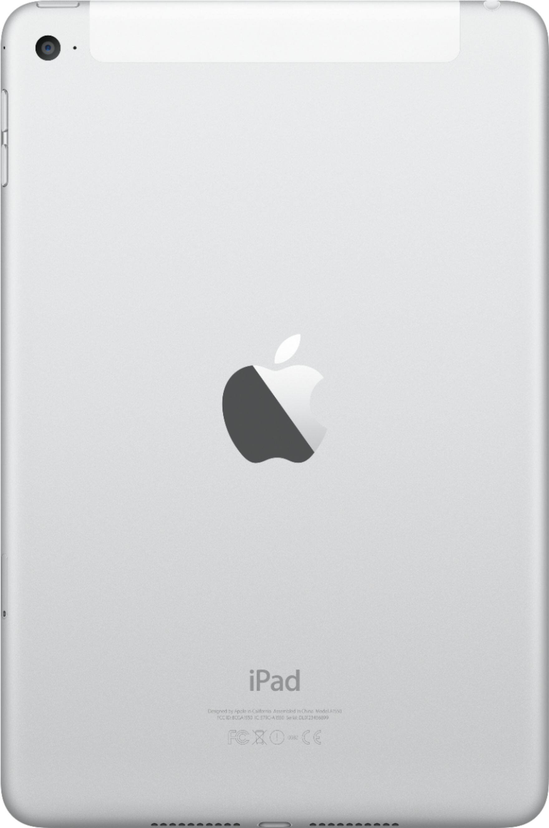 Back. Apple - iPad mini 4 Wi-Fi + Cellular 128GB.
