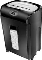 Insignia™ - 10-Sheet Microcut Shredder - Black - Front_Zoom