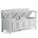 Alt View 11. Simpli Home - Amherst Entryway Storage Bench - White.