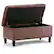 Alt View 11. Simpli Home - Emily Rectangular Polyurethane Faux Leather Bench Ottoman With Inner Storage - Cognac.