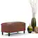 Left. Simpli Home - Emily Rectangular Polyurethane Faux Leather Bench Ottoman With Inner Storage - Cognac.