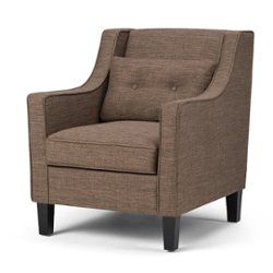 Simpli Home - Ashland Club Chair - Fawn Brown - Front_Zoom