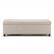 Angle. Simpli Home - Kingsley Rectangular Polyester Bench Ottoman With Inner Storage - Natural.