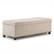 Front. Simpli Home - Kingsley Rectangular Polyester Bench Ottoman With Inner Storage - Natural.