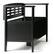 Alt View 12. Simpli Home - Adams Entryway Storage Bench With Backrest - Black.