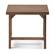 Angle. Simpli Home - Sawhorse Square Solid Pine End Table - Medium Saddle-Brown.