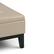 Alt View 13. Simpli Home - Dover Square Polyurethane Faux Leather Bench Ottoman With Inner Storage - Satin Cream.