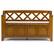 Front. Simpli Home - Amherst Entryway Storage Bench - Light Avalon Brown.