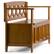 Alt View 12. Simpli Home - Amherst Entryway Storage Bench - Light Avalon Brown.