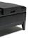 Alt View 14. Simpli Home - Oregon Rectangular Polyurethane Faux Leather Bench Ottoman With Inner Storage - Midnight Black.