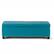 Angle. Simpli Home - Kingsley Rectangular Bonded Leather Bench Ottoman With Inner Storage - Mediterranean Blue.