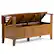 Alt View 11. Simpli Home - Adams Entryway Storage Bench With Backrest - Light Avalon Brown.