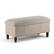 Front. Simpli Home - Emily Storage Ottoman - Natural.
