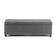 Angle. Simpli Home - Kingsley Rectangular Polyester Bench Ottoman With Inner Storage - Slate Gray.