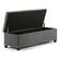 Alt View 11. Simpli Home - Kingsley Rectangular Polyester Bench Ottoman With Inner Storage - Slate Gray.