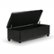 Alt View Zoom 11. Simpli Home - Kingsley Rectangular Bonded Leather Bench Ottoman With Inner Storage - Midnight Black.