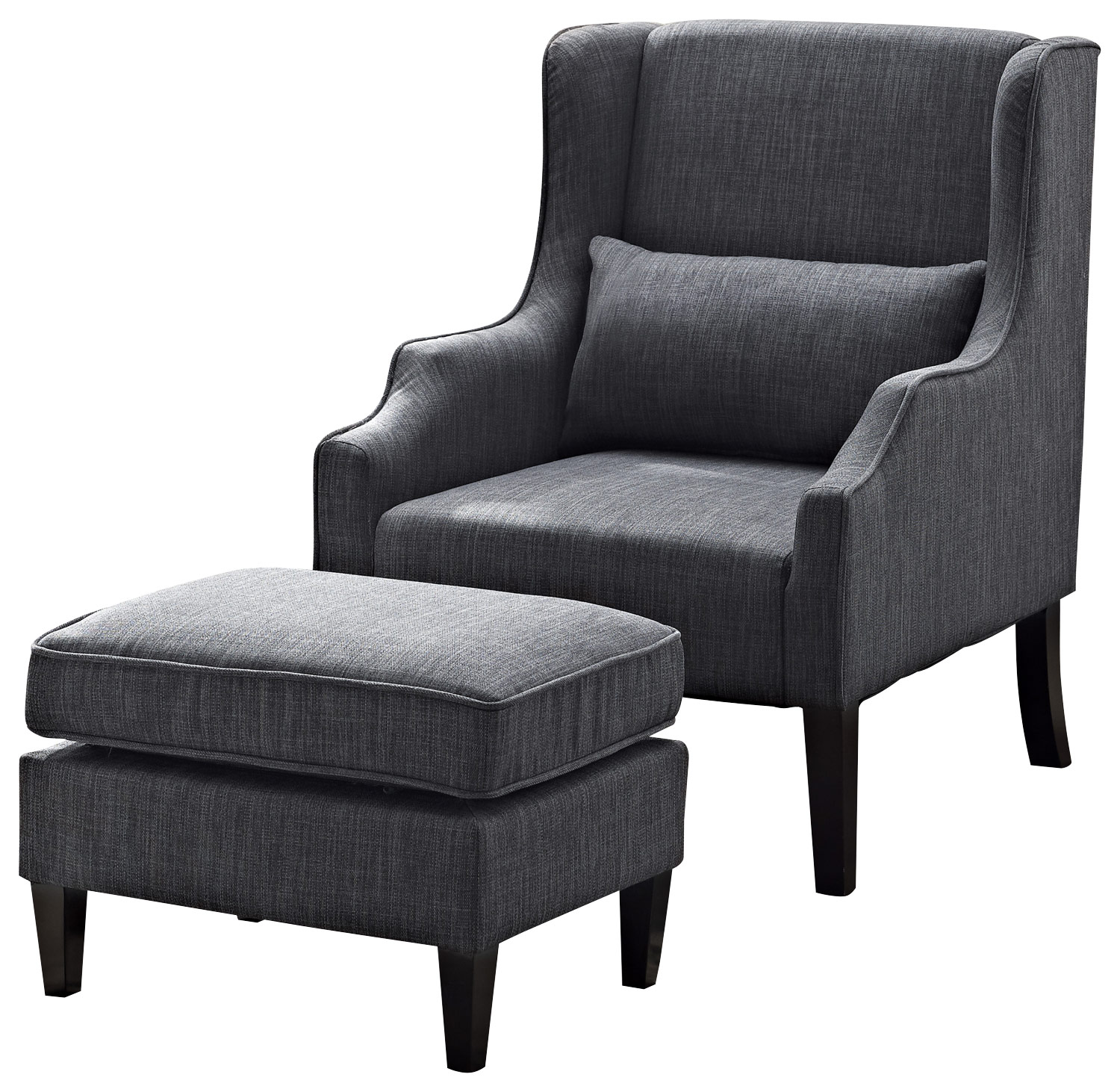 Simpli Home - Ashbury Club Chair - Slate Gray